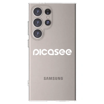 Picasee silikonski prozorni ovitek za Samsung Galaxy S24 Ultra S928B 5G - Picasee - new logo - white