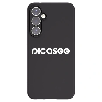 Picasee silikonski črni ovitek za Samsung Galaxy S23 FE S711B - Picasee - new logo - white
