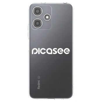 Picasee silikonski prozorni ovitek za Xiaomi Redmi 12 5G - Picasee - new logo - white