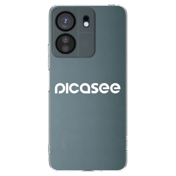 Picasee silikonski prozorni ovitek za Xiaomi Redmi 13C 4G - Picasee - new logo - white