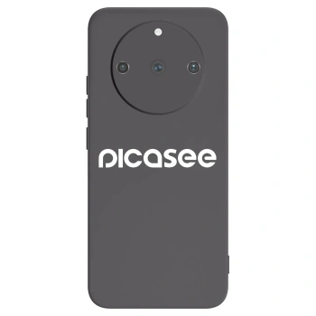 Picasee silikonski črni ovitek za Realme 11 Pro+ - Picasee - new logo - white