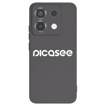 Picasee silikonski črni ovitek za Xiaomi Poco X6 - Picasee - new logo - white