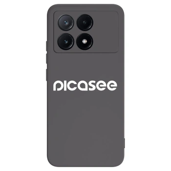 Picasee silikonski črni ovitek za Xiaomi Poco X6 Pro - Picasee - new logo - white