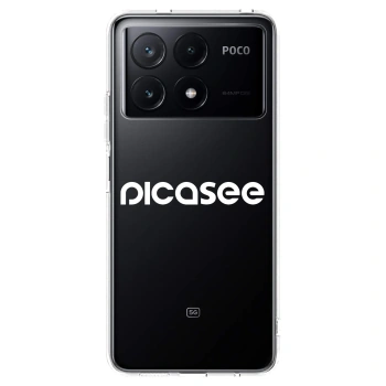 Picasee silikonski prozorni ovitek za Xiaomi Poco X6 Pro - Picasee - new logo - white