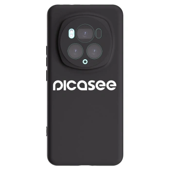 Picasee silikonski črni ovitek za Honor Magic6 Pro - Picasee - new logo - white