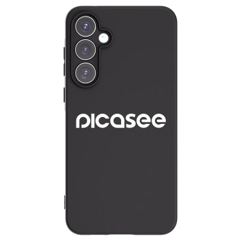 Picasee silikonski črni ovitek za Samsung Galaxy A55 5G A556B - Picasee - new logo - white