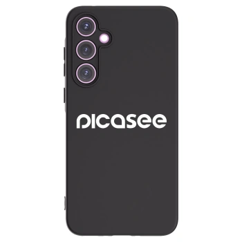 Picasee silikonski črni ovitek za Samsung Galaxy A35 5G A356B - Picasee - new logo - white
