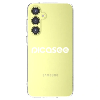 Picasee silikonski prozorni ovitek za Samsung Galaxy A35 5G A356B - Picasee - new logo - white