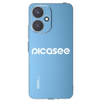 Picasee silikonski prozorni ovitek za Xiaomi Redmi 13C 5G - Picasee - new logo - white