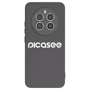 Picasee silikonski črni ovitek za Realme 12 Pro 5G - Picasee - new logo - white