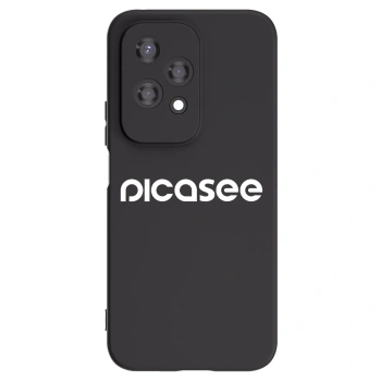 Picasee silikonski črni ovitek za Honor 200 Lite - Picasee - new logo - white