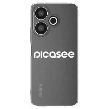 Picasee silikonski prozorni ovitek za Xiaomi Redmi 13 4G - Picasee - new logo - white