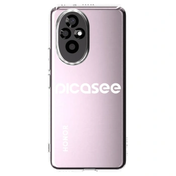Picasee silikonski prozorni ovitek za Honor 200 5G - Picasee - new logo - white