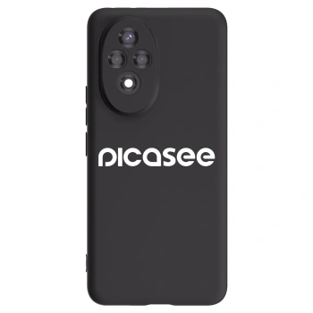 Picasee silikonski črni ovitek za Honor 200 Pro 5G - Picasee - new logo - white