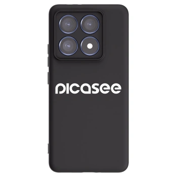Picasee silikonski črni ovitek za Xiaomi 14T Pro - Picasee - new logo - white