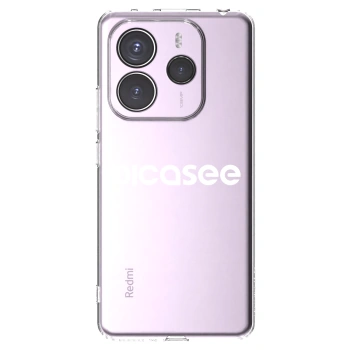 Picasee silikonski prozorni ovitek za Xiaomi Redmi Note 14 5G - Picasee - new logo - white