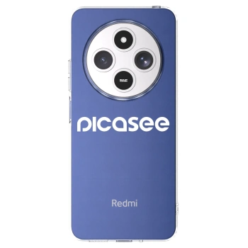 Picasee silikonski prozorni ovitek za Xiaomi Redmi 14C - Picasee - new logo - white