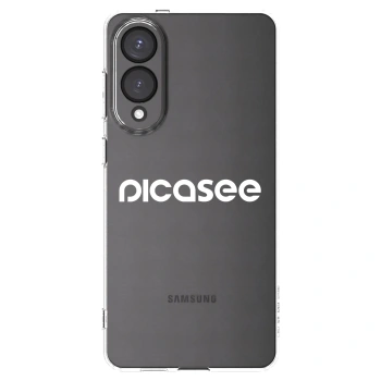 Picasee silikonski prozorni ovitek za Samsung Galaxy S25 Edge 5G - Picasee - new logo - white