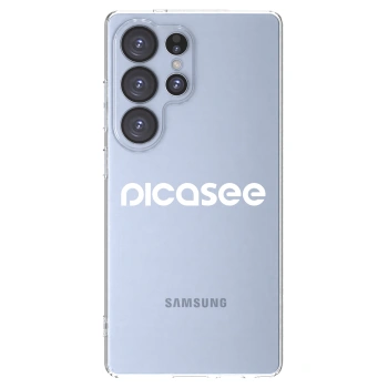 Picasee silikonski prozorni ovitek za Samsung Galaxy S25 Ultra 5G - Picasee - new logo - white