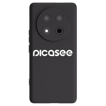 Picasee silikonski črni ovitek za Honor Magic7 Lite 5G - Picasee - new logo - white