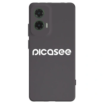 Picasee silikonski črni ovitek za Motorola Moto G35 5G - Picasee - new logo - white
