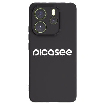 Picasee silikonski črni ovitek za Xiaomi Redmi Note 14 4G - Picasee - new logo - white