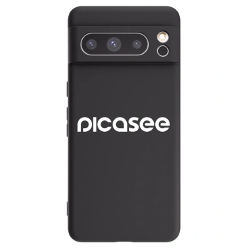 Picasee silikonski črni ovitek za Google Pixel 8 Pro - Picasee - new logo - white