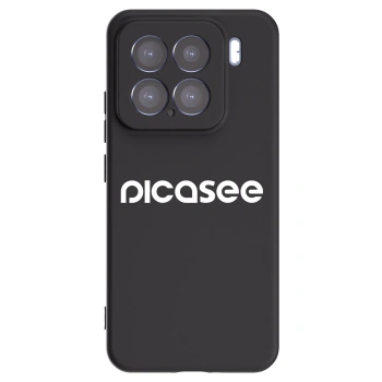 Picasee silikonski črni ovitek za Xiaomi 15 - Picasee - new logo - white