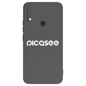 Picasee silikonski črni ovitek za Xiaomi Redmi Note 7 - Picasee - new logo - white