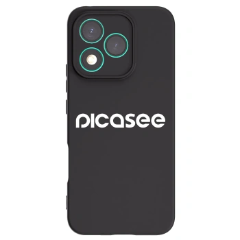 Picasee silikonski črni ovitek za Honor 400 Lite 5G - Picasee - new logo - white