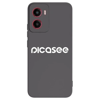 Picasee silikonski črni ovitek za Motorola Moto G05 - Picasee - new logo - white