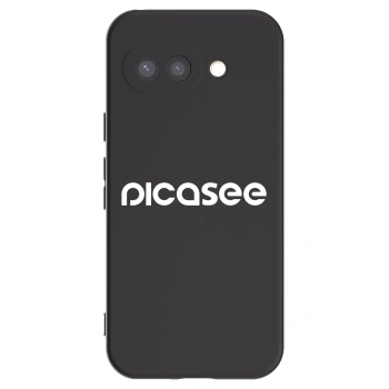 Picasee silikonski črni ovitek za Google Pixel 9a - Picasee - new logo - white