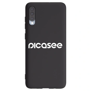 Picasee silikonski črni ovitek za Samsung Galaxy A70 A705F - Picasee - new logo - white