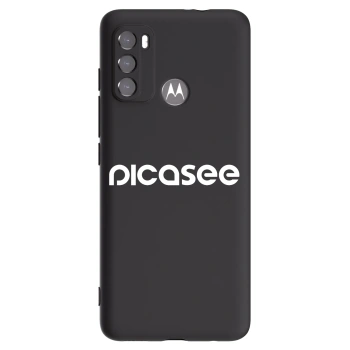Picasee silikonski črni ovitek za Motorola Edge 60 5G - Picasee - new logo - white
