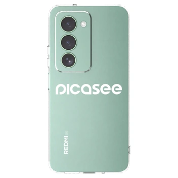 Picasee silikonski prozorni ovitek za Xiaomi Redmi 15 5G - Picasee - new logo - white