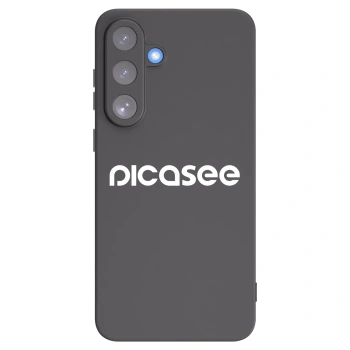 Picasee silikonski črni ovitek za Samsung Galaxy S25 FE 5G - Picasee - new logo - white