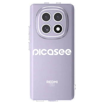 Picasee silikonski prozorni ovitek za Xiaomi Redmi Note 15 - Picasee - new logo - white