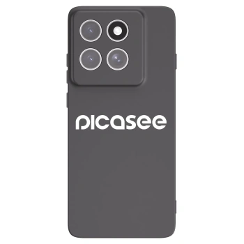 Picasee silikonski črni ovitek za Motorola Edge 60 Fusion - Picasee - new logo - white