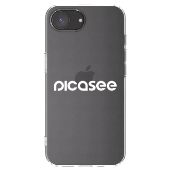 Picasee silikonski prozorni ovitek za Apple iPhone 17e - Picasee - new logo - white