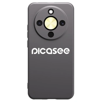 Picasee silikonski črni ovitek za Honor Magic8 Lite 5G - Picasee - new logo - white