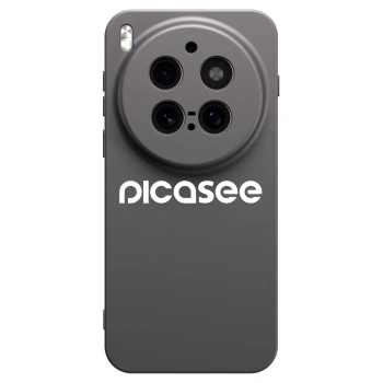Picasee silikonski črni ovitek za Vivo X300 Pro - Picasee - new logo - white