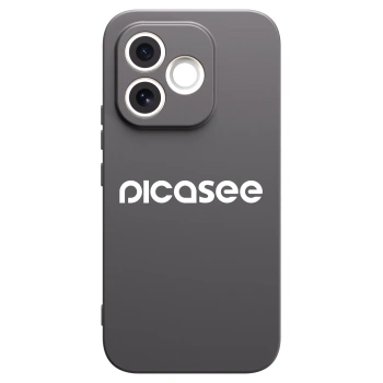Picasee silikonski črni ovitek za Honor 600 Lite - Picasee - new logo - white