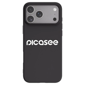 Picasee silikonski črni ovitek za Apple iPhone 18 Pro Max - Picasee - new logo - white
