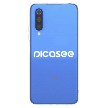 Picasee silikonski prozorni ovitek za Xiaomi Mi 9 SE - Picasee - new logo - white