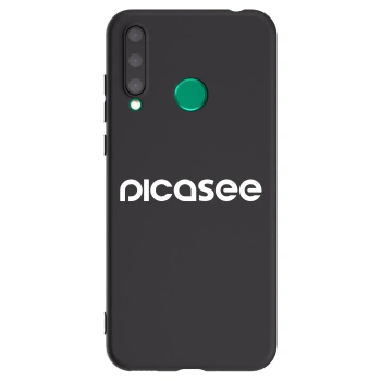 Picasee silikonski črni ovitek za Honor 20 Lite - Picasee - new logo - white