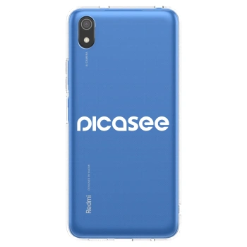 Picasee silikonski prozorni ovitek za Xiaomi Redmi 7A - Picasee - new logo - white