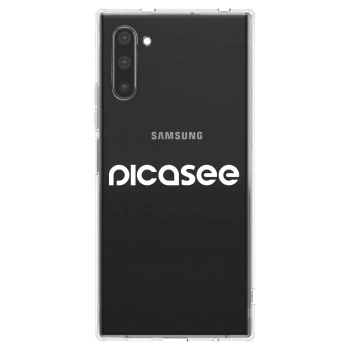 Picasee silikonski prozorni ovitek za Samsung Galaxy Note 10 N970F - Picasee - new logo - white
