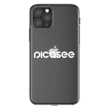 Picasee silikonski prozorni ovitek za Apple iPhone 11 Pro - Picasee - new logo - white