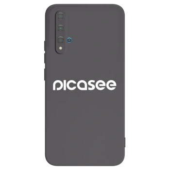 Picasee silikonski črni ovitek za Huawei Nova 5T - Picasee - new logo - white