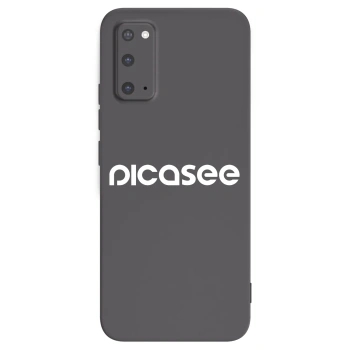 Picasee silikonski črni ovitek za Samsung Galaxy S20 G980F - Picasee - new logo - white